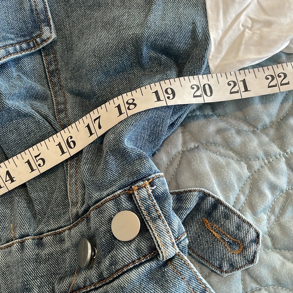 Jean and button-down jumpsuit size 1 XL from good times new with tags - Picture 7 of 10